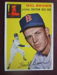 1954 Topps Hal Brown (Boston Red Sox) #172 VG