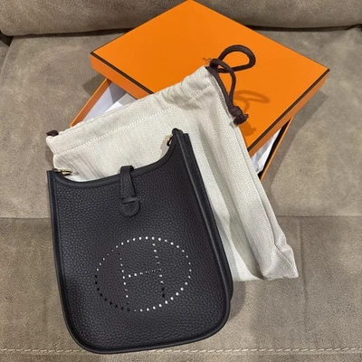 Hermes Mini Evelyne II In Caban 16CM Shoulder Bag - Image 1 of 4