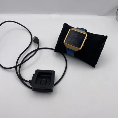 Fitbit Blaze Smart Fitness Watch - Black/Gold/ Sliver Small - Image 1 of 4