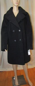 Neu mit Etikett Laruen Ralph Lauren Black Label zweireihiger Mantel aus Lammwollimitat Größe L - Bild 1 von 15
