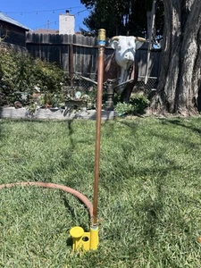 COPPER LAWN & GARDEN SPRINKLER SPIKE 15' OF BEAUTIFUL COVERAGE WATCH VIDEO! - Picture 1 of 8
