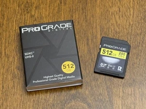 Carte mémoire SDXC ProGrade Digital 512 Go UHS-II V60 - Photo 1 sur 3