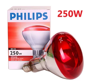 Philips Lámpara de luz térmica infrarroja BR125 E26 E27 Bombilla 250W... - Imagen 1 de 5