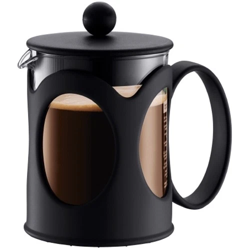 bodum cafetière à piston 4 tasses 0,5l noir 10683-01 kenya - Photo 1/1