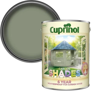 Cuprinol Garden Shade Paint 5-L Willow For Gardening Wood Bricks Stone (Leaked) - Picture 1 of 4