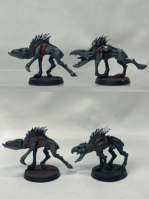 Warhammer 40k Kroot Hound Metal x4 Tau Empire Edición 2001 Fuera de existencia Raro Carnívoros Foto 1 de 4