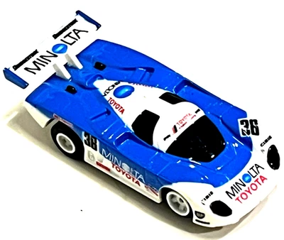 AFX 1/64 Toyota Minolta F8704 No.36 Blue White Slot Car - image 1 of 4