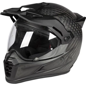 KLIM KRIOS PRO STEALTH MATT BLACK ADVENTURE BIKE HELMET TRANSITIONS PHOTOCHROMIC - Picture 1 of 4