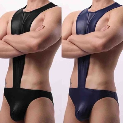 Kunstleder Ringeranzug 10% Elasthan Brandneu Comfort Fit O-Ausschnitt Stil - Bild 1 von 4