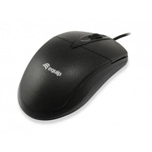 Equip Optische Tischmaus, Kabel mit USB schwarz / 245102 - Bild 1 von 3