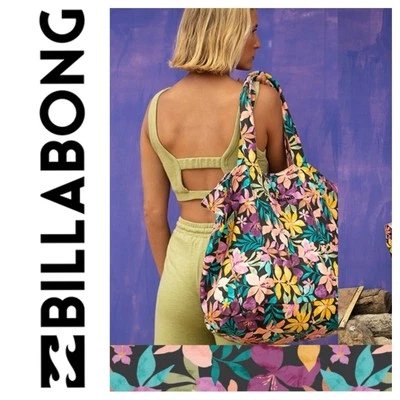 BOLSO BILLABONG NUEVA TEMPORADA PLAYA DEL SOL COSTA NUEVO CON ETIQUETAS (NEGRO/MULTI)  Foto 1 de 4