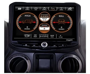 STINGER 10" JEEP WRANGLER JK 2011-2018 KIT DE REPUESTO RADIO COMPLETO EMPOTRADO - Imagen 1 de 4
