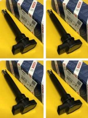 Ignition coils x 4 for Volkswagen 5N TIGUAN TSI 2.0L 08-16 Bosch 2 Yr Wty - Image 1 of 4