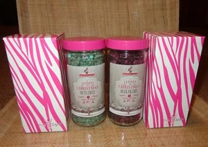 2 FRASCOS NUEVOS ROSA CEBRA PERFUMADA ESPOLVOREOS CERA DERRITE CÍRCULO ÁRTICO Y TARTA DE HIGO NEGRO - Imagen 1 de 3