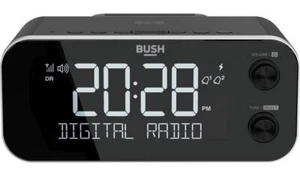 Bush DAB+ Clock Radio with Wireless Charging Dock and Dual Alarm (LCD Faulty) - Picture 1 of 8
