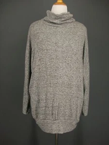 LANE BRYANT 18 20 Sweater Gray Silver Sparkle Marled New Years Dolman Sleeve - Picture 1 of 5