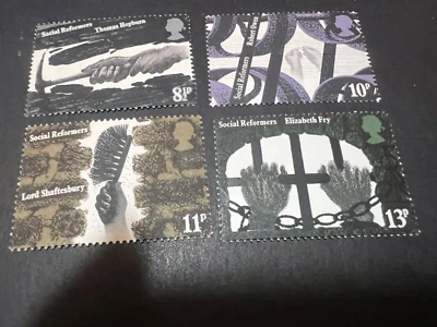 Great Britain 1976 Social Reformers, MNH Scott 781-784 set of 4 - Image 1 of 2