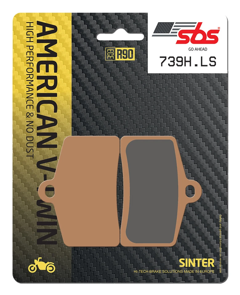 Pastilla de freno trasera sinterizada Excelsior-Henderson Super X todos los modelos 1386 1999 SBS 739 Foto 1 de 4