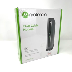 NEW Motorola Cable Modem 24x8 DOCSIS 3.0 Model MB7621 Sealed - Never Opened - Picture 1 of 7