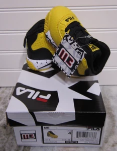 Fila MB Infants Lemo/Blk/Wht Shoes Size 4 NWT/BOX - Picture 1 of 7