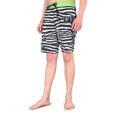 Volcom Lido Print Mod 20" Boardshort - Electric Green - Image 1 of 4