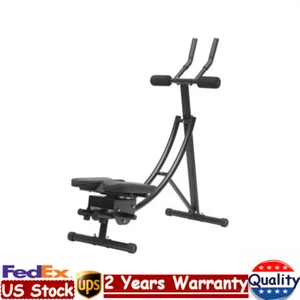 Ab Machine Coaster Abdominal Crunch Trainer fit Home Gym Core Workout Equipment - Picture 1 of 19
