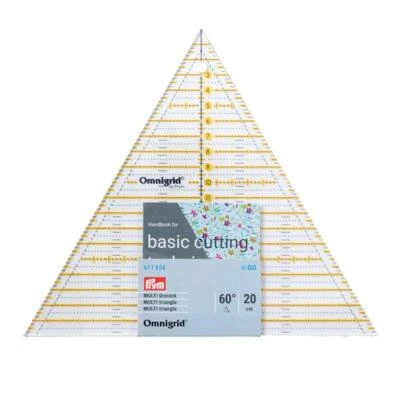 Prym Omnigrid Patchwork-Lineal Multi Dreieck (60°/ 20 cm) Universal - Bild 1 von 2