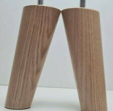 4x Multiyork Hard Wood Wooden Furniture Tapered Sofa Chair Feet Leg Round M8