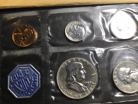 1959 US Mint Proof Gem Set Flat Pack-OGP-Very Rare-031222-0037 Cover