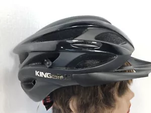 KINGBIKE Ultralight Bike Helmet Rear Light iModel P-8 Size 56-60 cm (L) Black - Picture 1 of 8