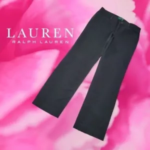 Lauren Ralph Lauren Women's Adelle Straight Leg Slimming Pants 6x29" Inseam - Picture 1 of 8