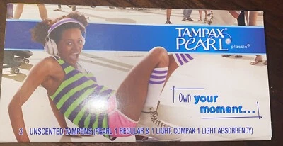 2012 Tampax Pearl Tampons Promo Sample - Extremely Rare - Black Teenage Girl - Image 1 of 4