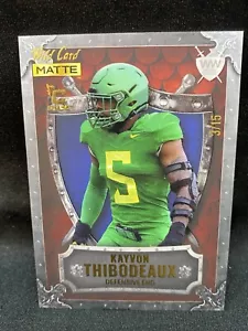 2022 Wild Card Kayvon Thibodeaux Weekend Warrior 3/15 Rookie Card - Picture 1 of 2