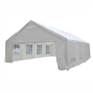 20x30 Heavy Duty Outdoor Canopy Wedding Tent Sun Shade Gazebo With Windows ALEKO