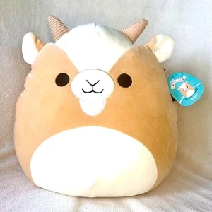 Squishmallow Grant the Goat NWT 16 Inch Farm Animal Kellytoy S16 #323 - Picture 1 of 11