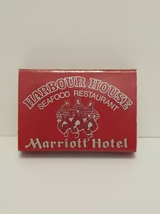 Vintage Harbour House Meeresfrüchte Restaurant Streichholzschachtel Streichhölzer Marriott Hotel Atlanta - Bild 1 von 10