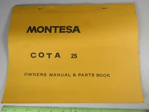 Montesa Cota 25 Parts Manual & Owners manual 1971-1982 # 9 NOS 27 page 10M - Picture 1 of 6