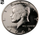 1964 Kennedy Half Dollar ~ Gem Proof+ ~ 90% Silver ~ 1 Coin