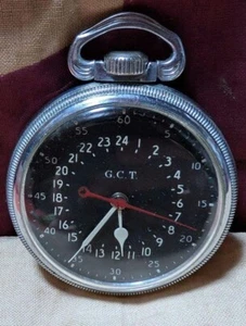 Vintage Hamilton Pocket Watch G.C.T Military Pocket Watch US Army - Picture 1 of 8