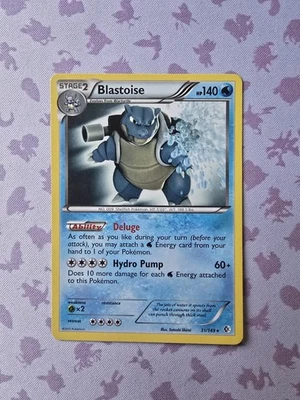 Blastoise Non Holo Rare Boundaries Crossed 31/149 Pokemon Card MP - Image 1 of 2