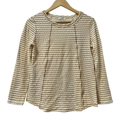 Top Sundance Mujer Bordado Tejido Manga Larga Talla S Rayas Southwest Boho Foto 1 de 4