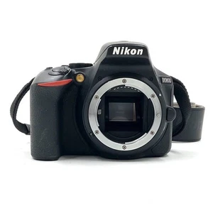 Nikon Digital Slr D5600 Double Zoom Kit Black Operation Confirmed Shutter 21946 - Picture 1 of 6