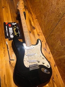 Fender Mexico Powerhouse Stratocaster Deluxe - Black - Used with Gig Bag - Picture 1 of 13