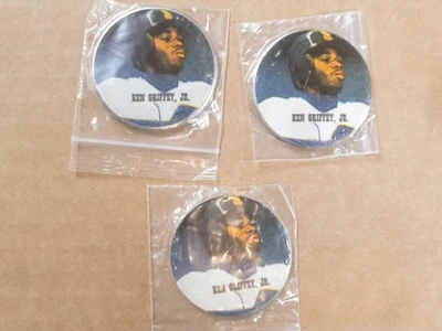 POGS/TAPAS DE LECHE POG SLAMMER "KEN GRIFFEY JR." (3) METAL SLAMMERS 1,2 OZ. CADA UNO Foto 1 de 3
