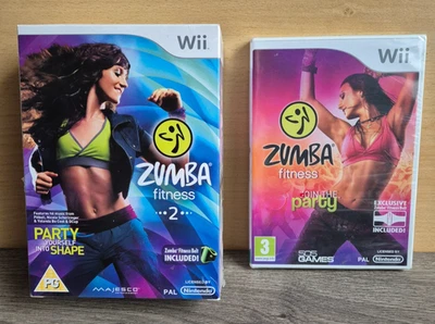 Zumba Fitness 1 & 2 Bundle (Nintendo Wii). NEW SEALED - Image 1 of 4