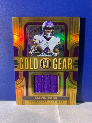 2023 Panini Gold Standard Dalvin Cook Gold Gear PATCH /299 No. GG-DC - Image 1 of 2