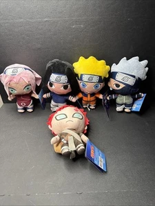 Brand New Licensed Naruto Soft Plush doll Lot If 5 - Picture 1 of 5
