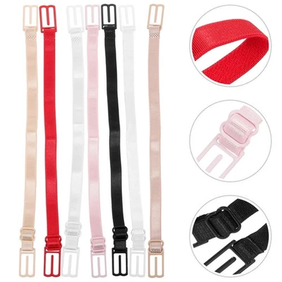 7pcs Women Elastic Bra Extender Buckles Bra Belt Buckles Bra Strap Extensions - Image 1 of 4