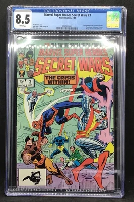Marvel Super-Heroes Secret Wars #3 CGC Grade 8.5 Mike Zeck Cover - Image 1 of 4