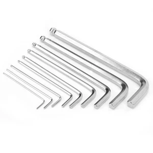 9Pcs Hex Key Set Wrench Combination Chrome Vanadium Steel Screwdriver Repai DW - Picture 1 of 12